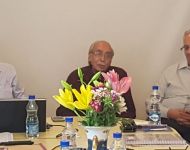 Sh. Shanti Narain, Chairman CILT - India addressing the participants at the inauguration ceremony of RSFTM Program (30 April to - 04 May 2018)
